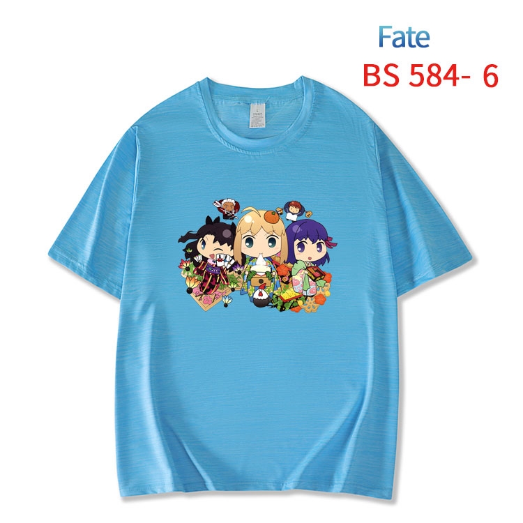 Fate stay night New ice silk cotton loose and comfortable T-shirt from XS to 5XL BS-584-6