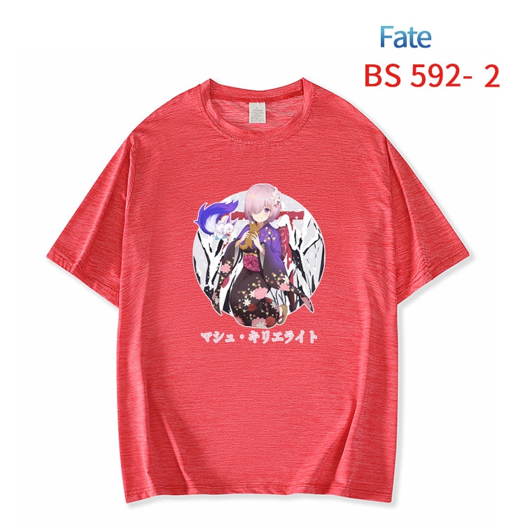 Fate stay night New ice silk cotton loose and comfortable T-shirt from XS to 5XL BS-592-2