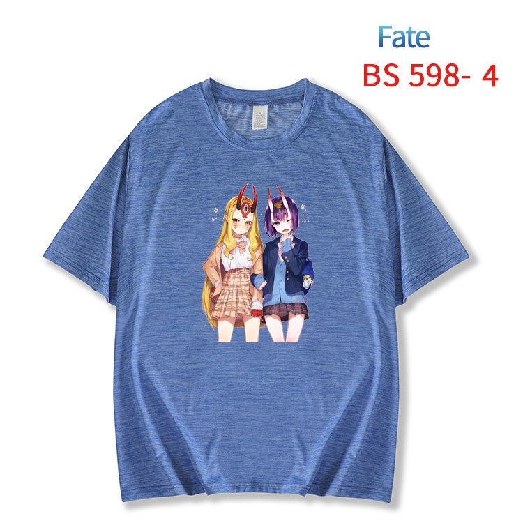 Fate stay night New ice silk cotton loose and comfortable T-shirt from XS to 5XL BS-598-4