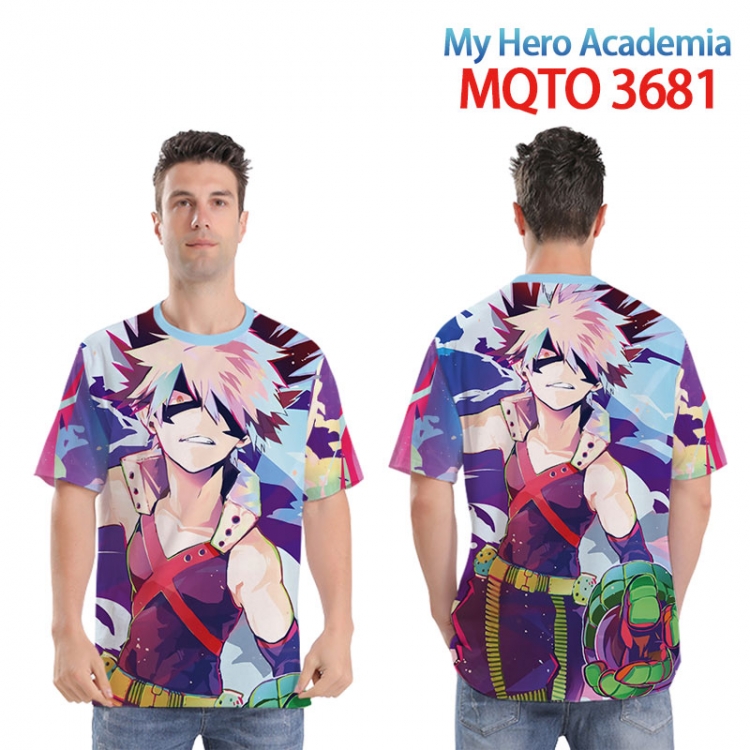 My Hero Academia Full color printed short sleeve T-shirt from XXS to 4XL MQTO 3681