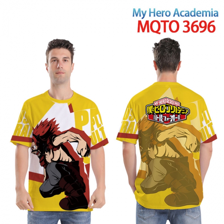 My Hero Academia Full color printed short sleeve T-shirt from XXS to 4XL  MQTO 3696