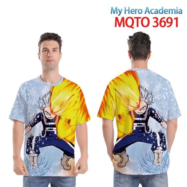 My Hero Academia Full color printed short sleeve T-shirt from XXS to 4XL MQTO 3691