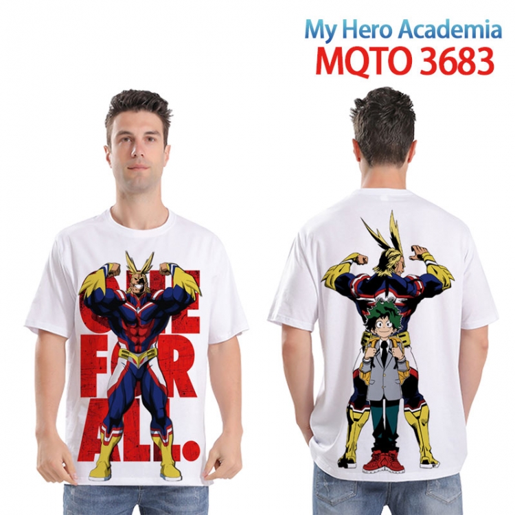 My Hero Academia Full color printed short sleeve T-shirt from XXS to 4XL MQTO 3683