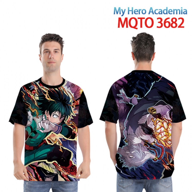 My Hero Academia Full color printed short sleeve T-shirt from XXS to 4XL MQTO 3682