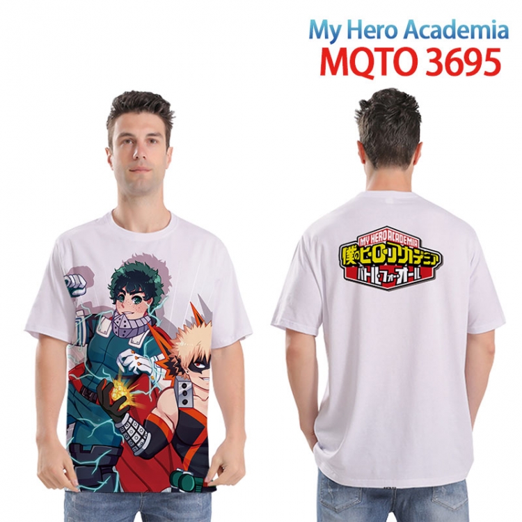 My Hero Academia Full color printed short sleeve T-shirt from XXS to 4XL MQTO 3695