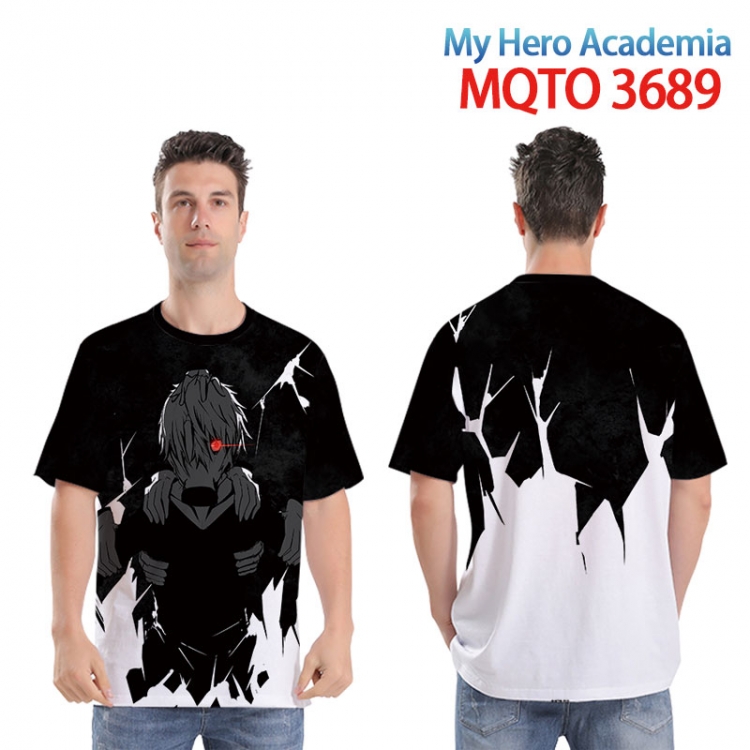 My Hero Academia Full color printed short sleeve T-shirt from XXS to 4XL MQTO 3689