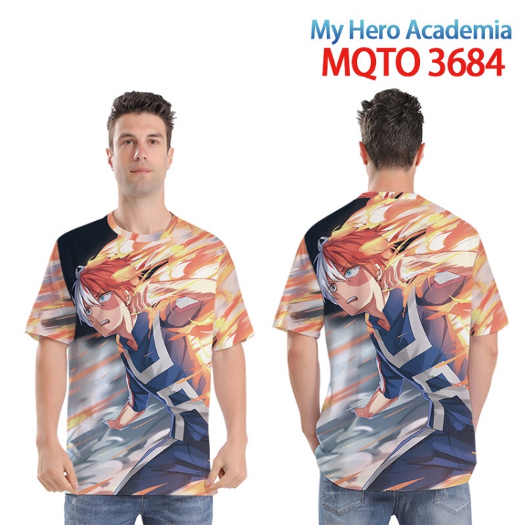 My Hero Academia Full color printed short sleeve T-shirt from XXS to 4XL  MQTO 3684