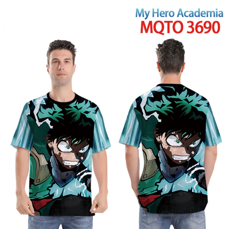 My Hero Academia Full color printed short sleeve T-shirt from XXS to 4XL MQTO 3690