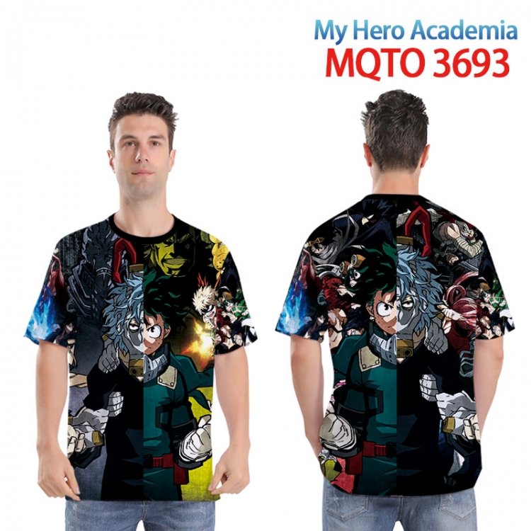 My Hero Academia Full color printed short sleeve T-shirt from XXS to 4XL MQTO 3693