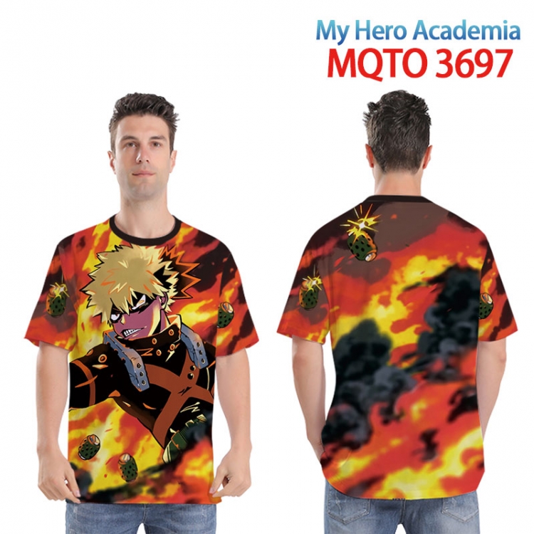 My Hero Academia Full color printed short sleeve T-shirt from XXS to 4XL MQTO 3697