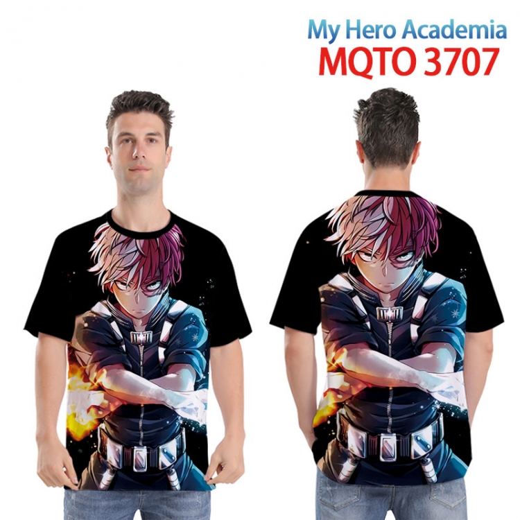 My Hero Academia Full color printed short sleeve T-shirt from XXS to 4XL MQTO 3707