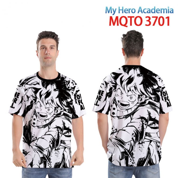My Hero Academia Full color printed short sleeve T-shirt from XXS to 4XL MQTO 3701