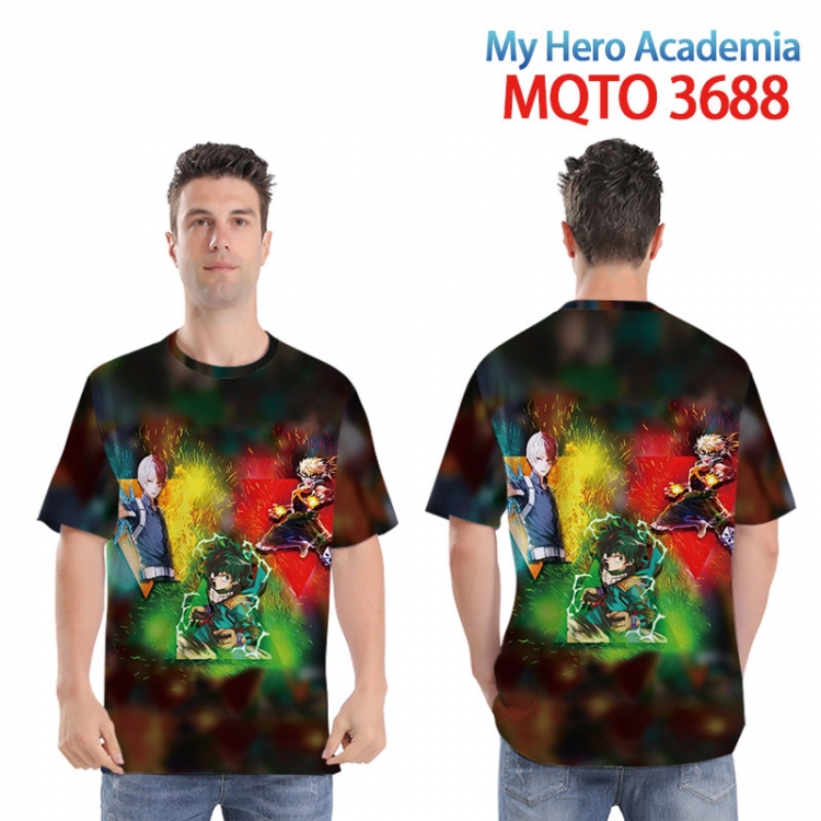 My Hero Academia Full color printed short sleeve T-shirt from XXS to 4XL MQTO 3688