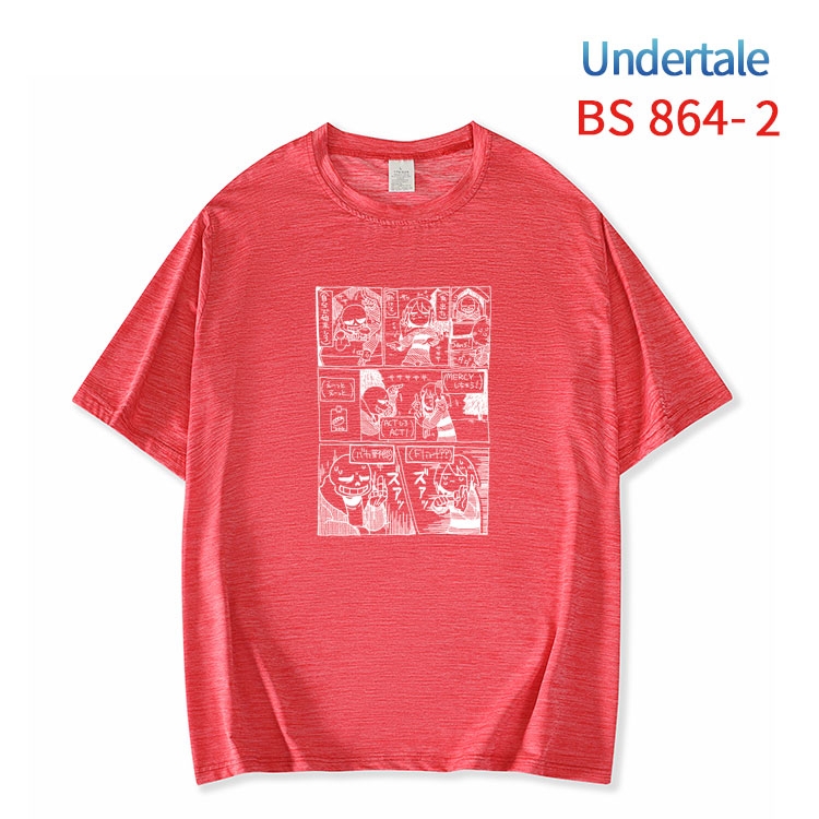 Undertale New ice silk cotton loose and comfortable T-shirt from XS to 5XL  BS-864-2
