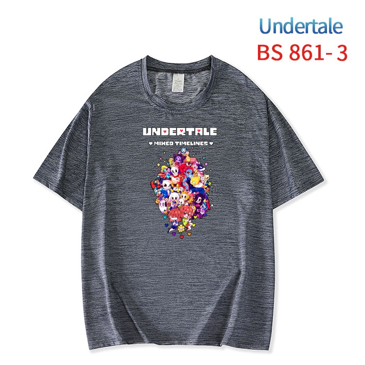 Undertale New ice silk cotton loose and comfortable T-shirt from XS to 5XL   BS-861-3