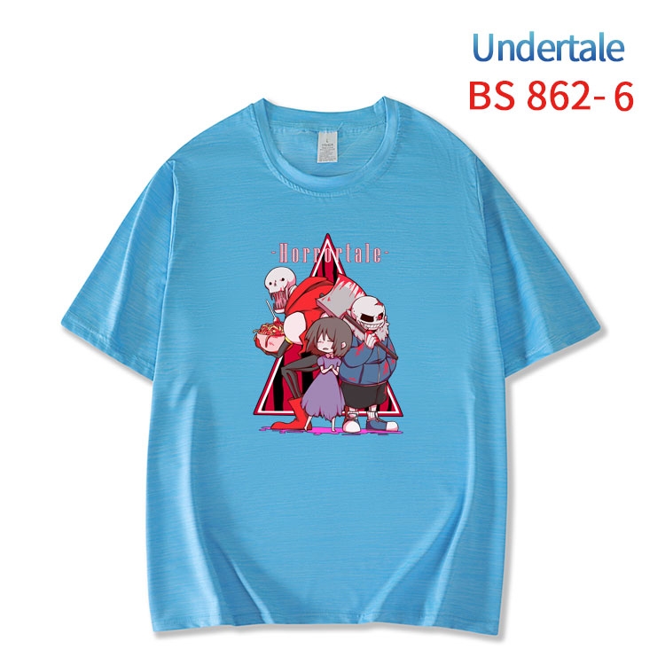 Undertale New ice silk cotton loose and comfortable T-shirt from XS to 5XL  BS-862-6