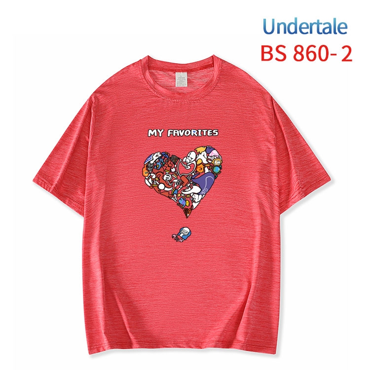 Undertale New ice silk cotton loose and comfortable T-shirt from XS to 5XL  BS-860-2