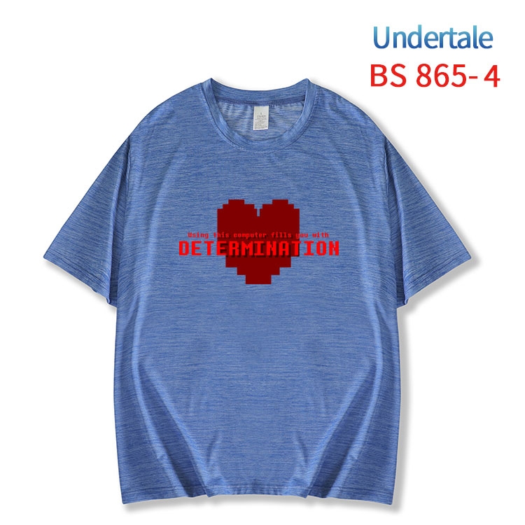 Undertale New ice silk cotton loose and comfortable T-shirt from XS to 5XL  BS-865-4