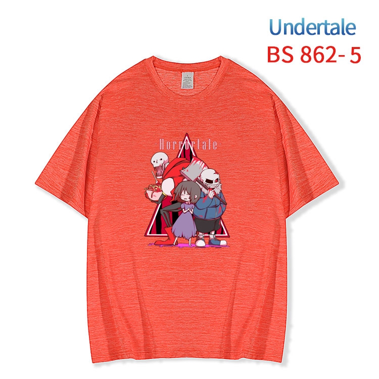 Undertale New ice silk cotton loose and comfortable T-shirt from XS to 5XL BS-862-5