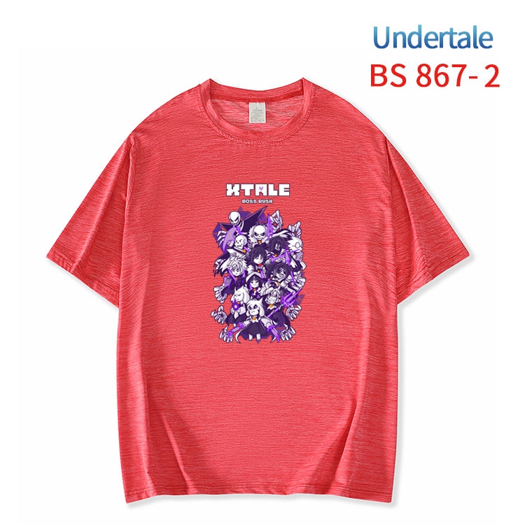 Undertale New ice silk cotton loose and comfortable T-shirt from XS to 5XL  BS-867-2