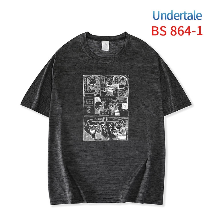 Undertale New ice silk cotton loose and comfortable T-shirt from XS to 5XL  BS-864-1