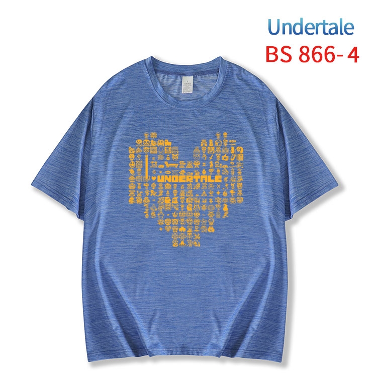 Undertale New ice silk cotton loose and comfortable T-shirt from XS to 5XL BS-866-4