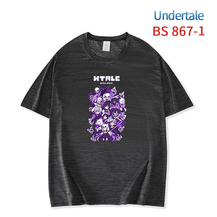 Undertale New ice silk cotton loose and comfortable T-shirt from XS to 5XL  BS-867-1