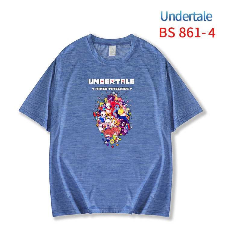 Undertale New ice silk cotton loose and comfortable T-shirt from XS to 5XL   BS-861-4