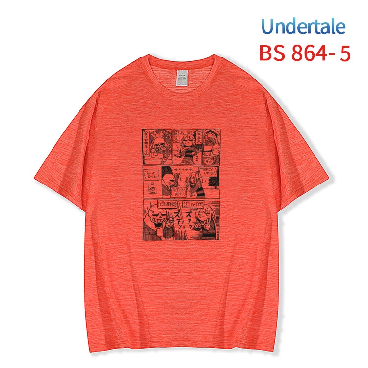 Undertale New ice silk cotton loose and comfortable T-shirt from XS to 5XL BS-864-5