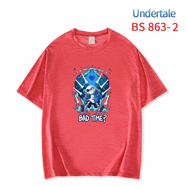 Undertale New ice silk cotton loose and comfortable T-shirt from XS to 5XL  BS-863-2