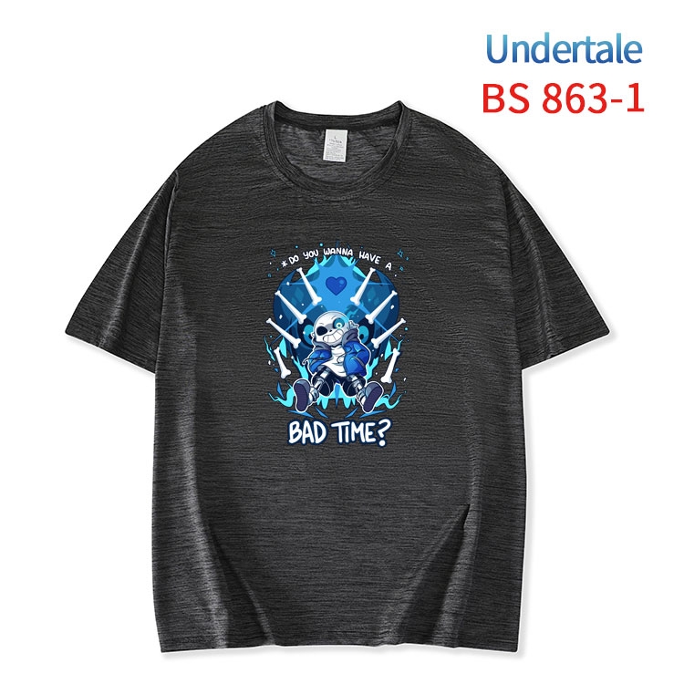 Undertale New ice silk cotton loose and comfortable T-shirt from XS to 5XL BS-863-1