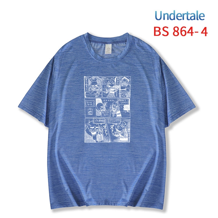 Undertale New ice silk cotton loose and comfortable T-shirt from XS to 5XL BS-864-4