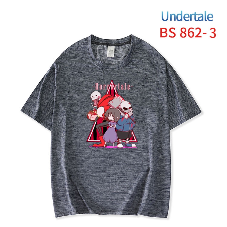 Undertale New ice silk cotton loose and comfortable T-shirt from XS to 5XL  BS-862-3
