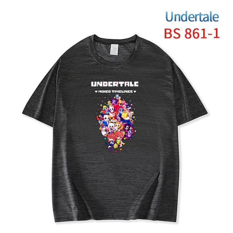 Undertale New ice silk cotton loose and comfortable T-shirt from XS to 5XL  BS-861-1
