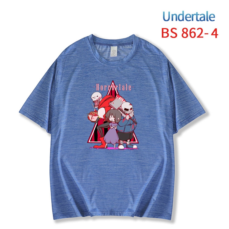 Undertale New ice silk cotton loose and comfortable T-shirt from XS to 5XL  BS-862-4