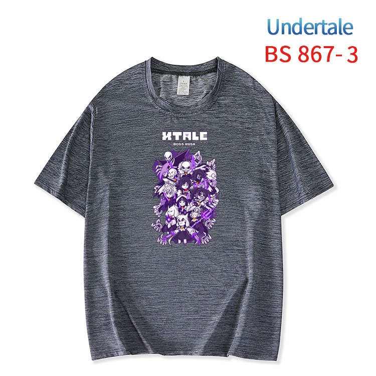 Undertale New ice silk cotton loose and comfortable T-shirt from XS to 5XL  BS-867-3