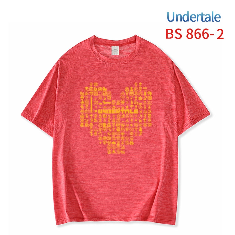 Undertale New ice silk cotton loose and comfortable T-shirt from XS to 5XL   BS-866-2