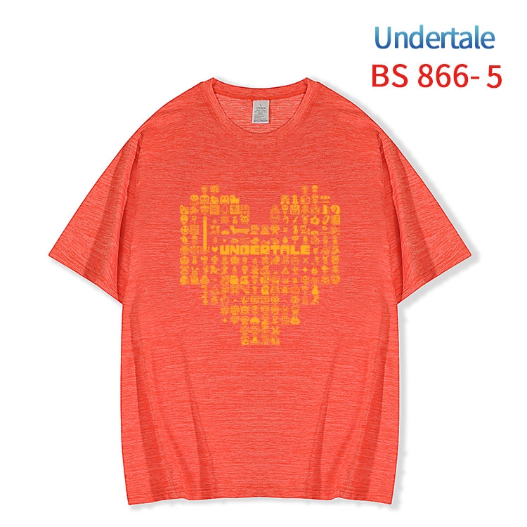 Undertale New ice silk cotton loose and comfortable T-shirt from XS to 5XL  BS-866-5
