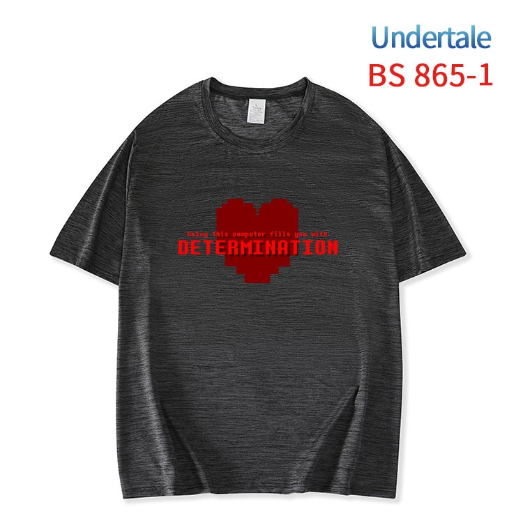 Undertale New ice silk cotton loose and comfortable T-shirt from XS to 5XL  BS-865-1