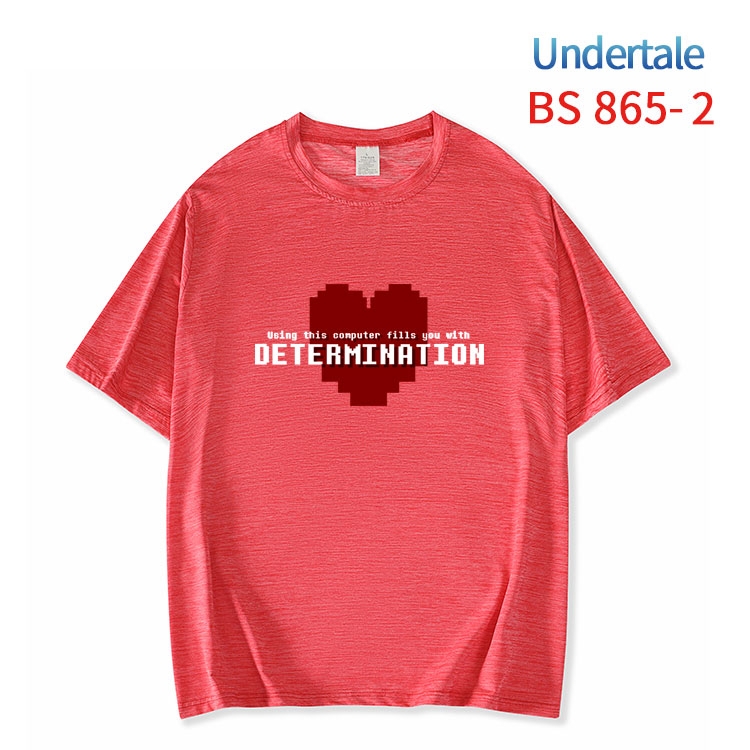 Undertale New ice silk cotton loose and comfortable T-shirt from XS to 5XL  BS-865-2
