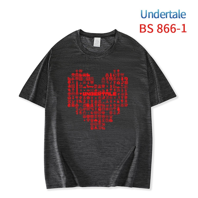 Undertale New ice silk cotton loose and comfortable T-shirt from XS to 5XL  BS-866-1