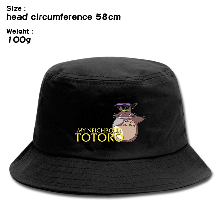 TOTORO Anime canvas fisherman hat sun hat 58cm