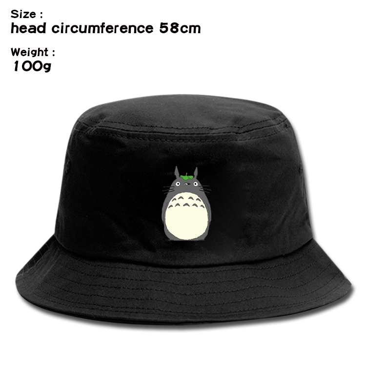 TOTORO Anime canvas fisherman hat sun hat 58cm