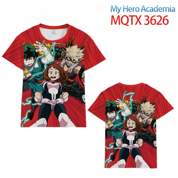 My Hero Academia full color printed short-sleeved T-shirt from 2XS to 5XL  MQTX3626
