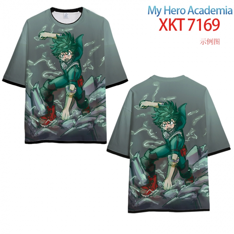 My Hero Academia Full Color Loose short sleeve cotton T-shirt  from S to 4XL XKT 7169