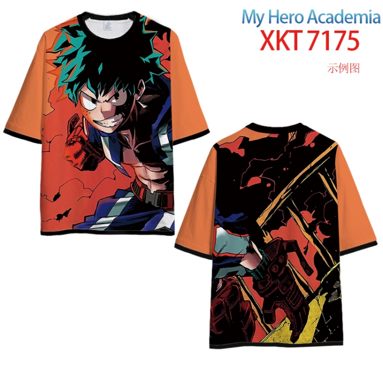 My Hero Academia Full Color Loose short sleeve cotton T-shirt  from S to 4XL XKT 7175