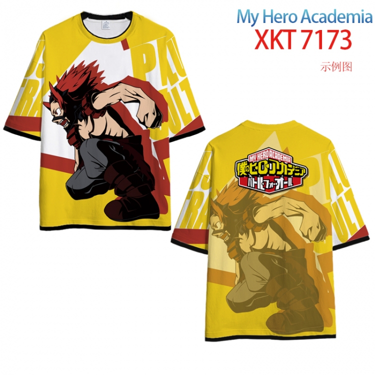 My Hero Academia Full Color Loose short sleeve cotton T-shirt  from S to 4XL XKT 7173