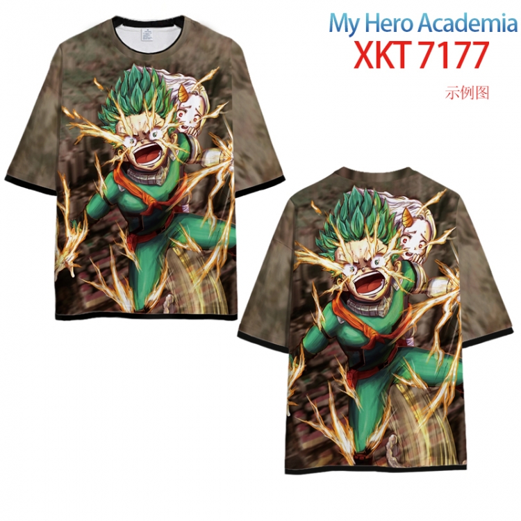 My Hero Academia Full Color Loose short sleeve cotton T-shirt  from S to 6XL XKT 7177