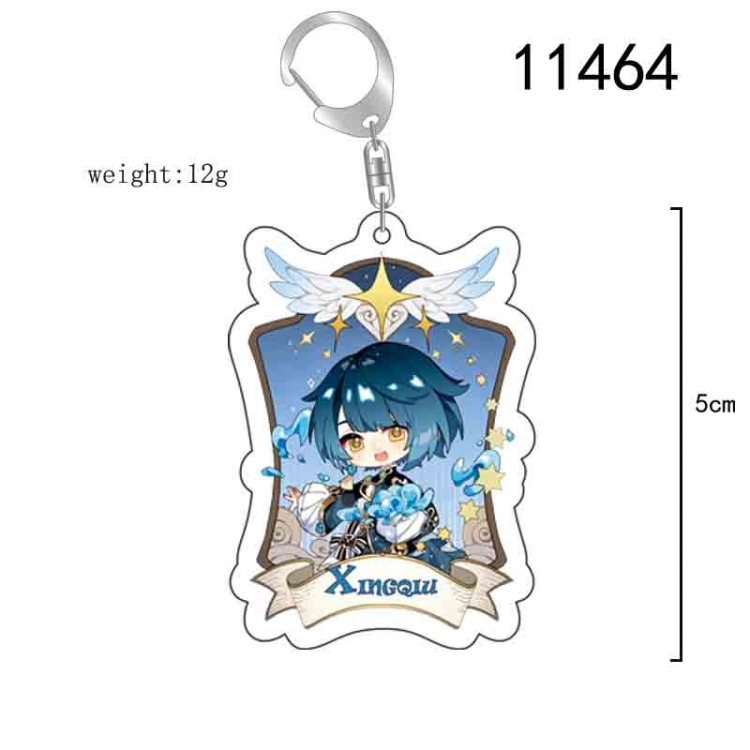 Genshin Impact Anime acrylic Key Chain  price for 5 pcs  11464