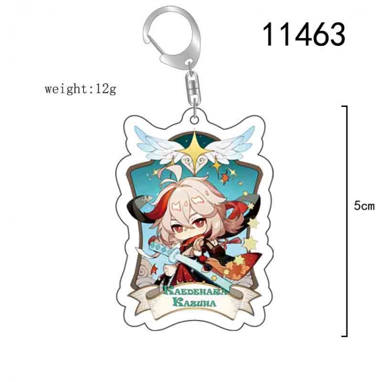 Genshin Impact Anime acrylic Key Chain  price for 5 pcs  11463